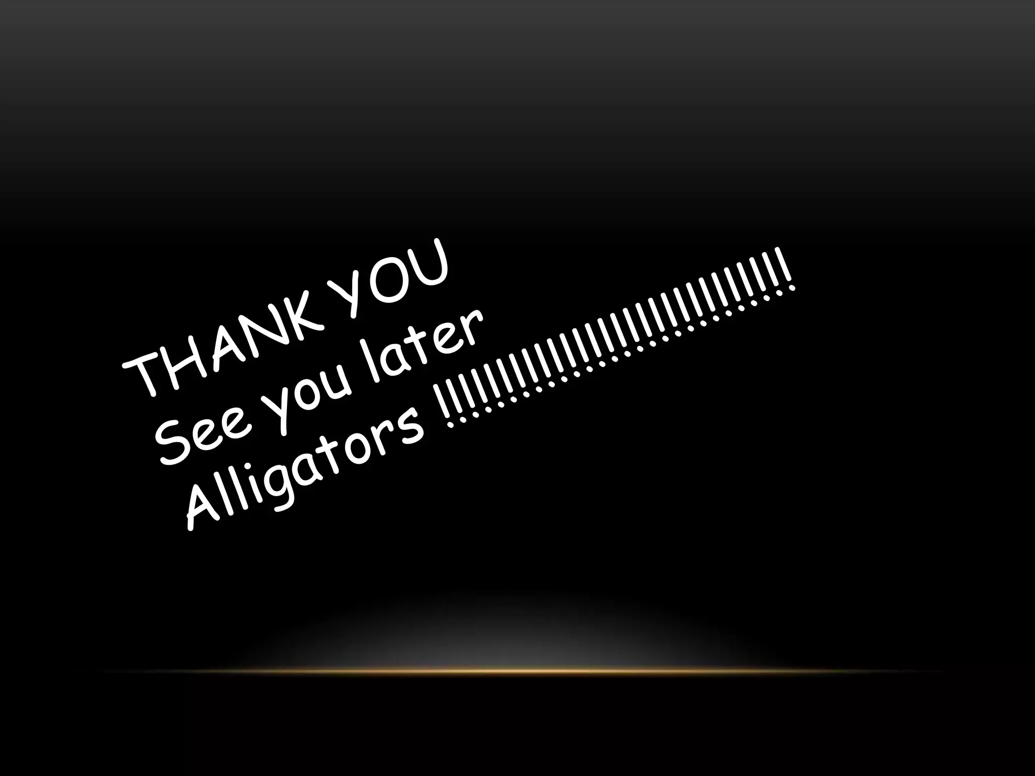 Facts about alligators