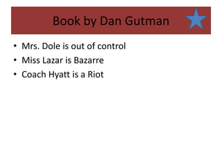 Facts about Dan Gutman | PPTX | Sports