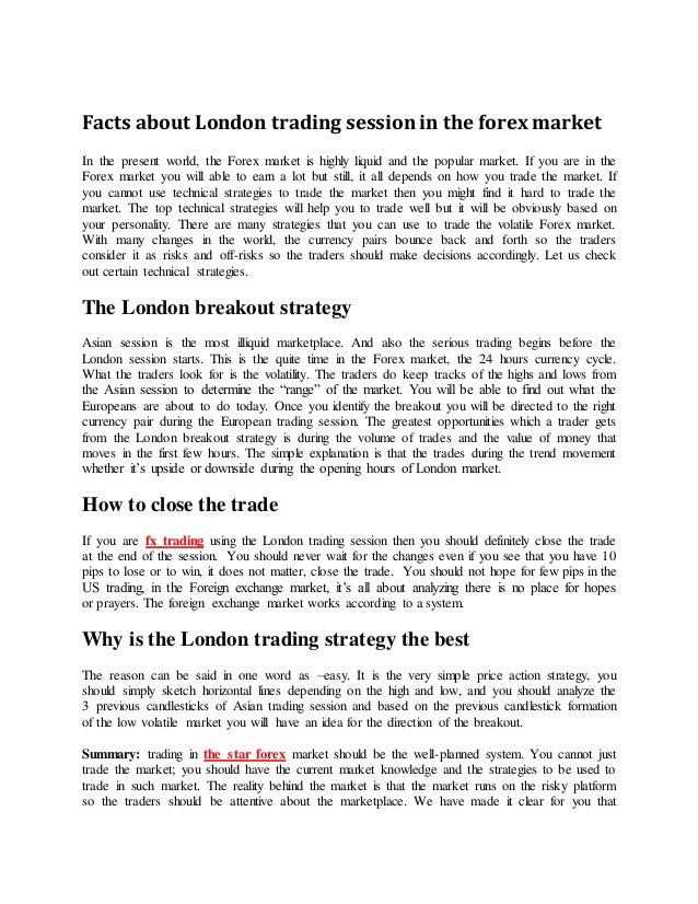 What are 4 sessionin forex