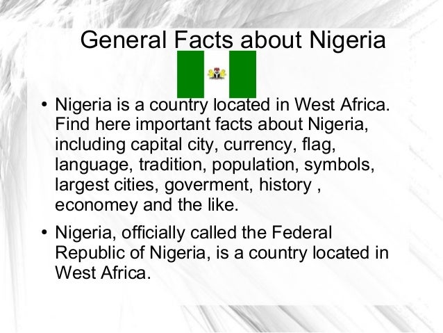 Facts about nigeria history