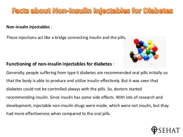 Facts about non insulin injectables for diabetes | Sehat