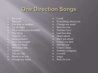 One Direction - Last First Kiss (lyrics) 