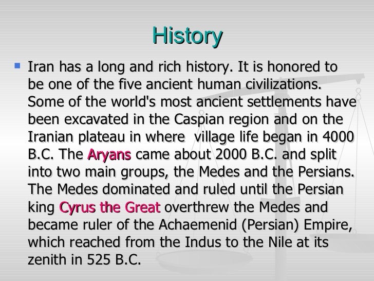 Facts about the islamic republic of iran