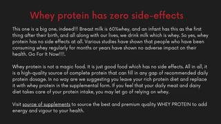 Facts about whey protein