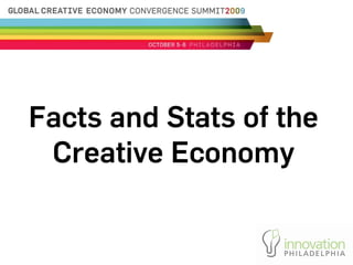 Facts and Stats of the
 Creative Economy
 