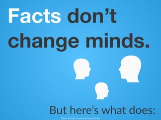 But here’s what does:
Facts don’t
change minds.
Ozan Varol | www.ozanvarol.com
 