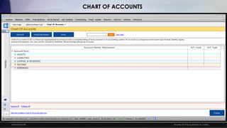 www.facts.ae Answer for the questions to come...
CHART OF ACCOUNTS
 
