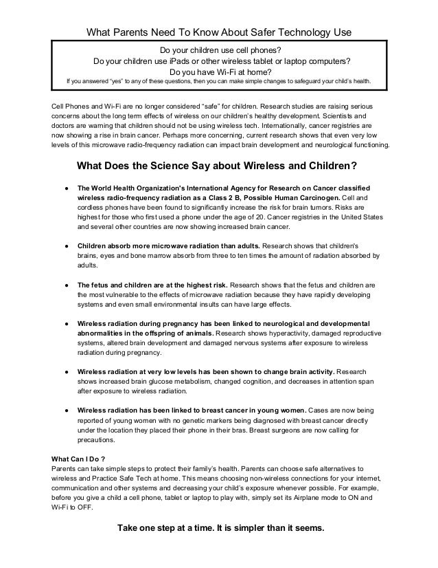The Household Threat To Childrens Brains Brain Development >> What Does The Science Say About Wireless And Children The Household Threat To Childrens Brains Brain Development >> What Does The Science Say About Wireless And Children