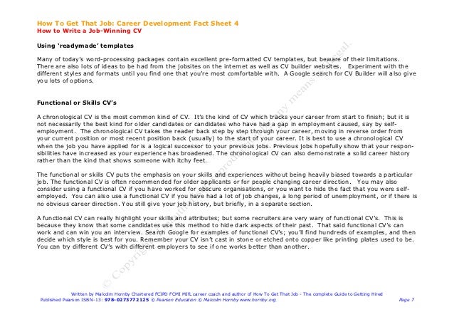 job hunt how to write a job winning cv made cv