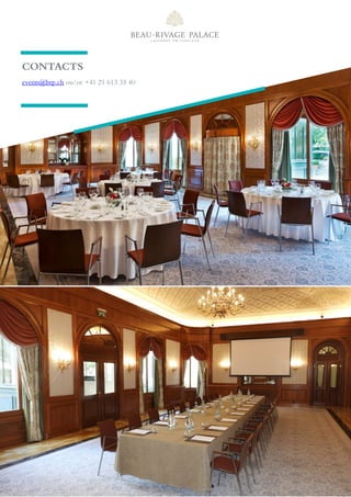 CONTACTS
events@brp.ch ou/or +41 21 613 33 40
 