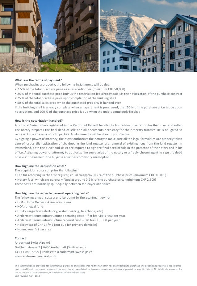 Factsheet Er Info Andermatt Swiss Alps