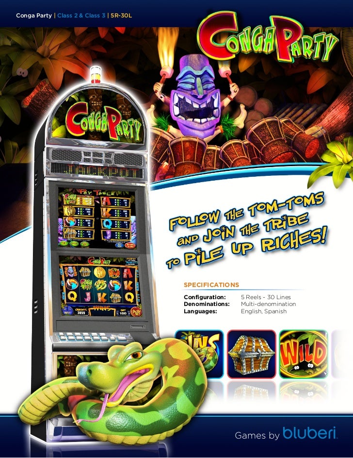 Fact Sheet Conga Party Bluberi Cl3