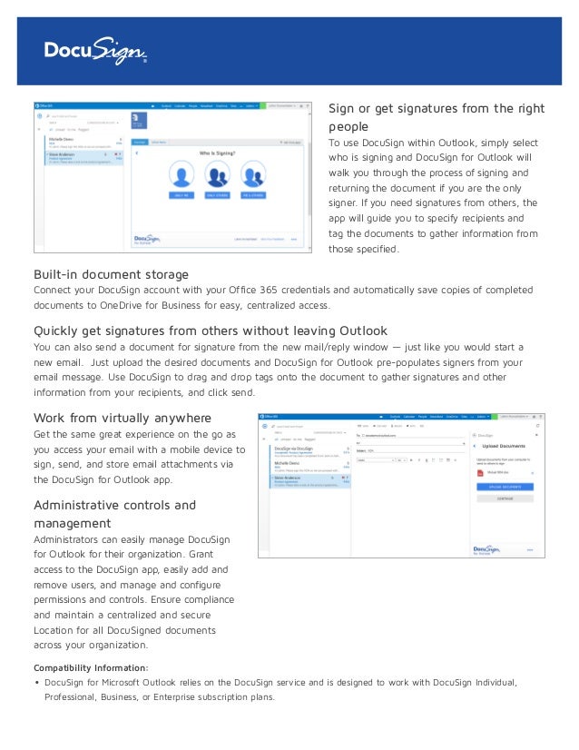 DocuSign Digital Signatures for Outlook