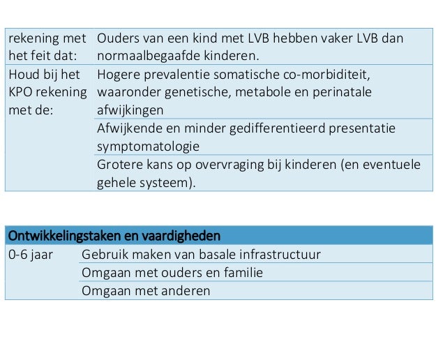 Lichamelijke ontwikkeling lvb Lichamelijke ontwikkeling lvb