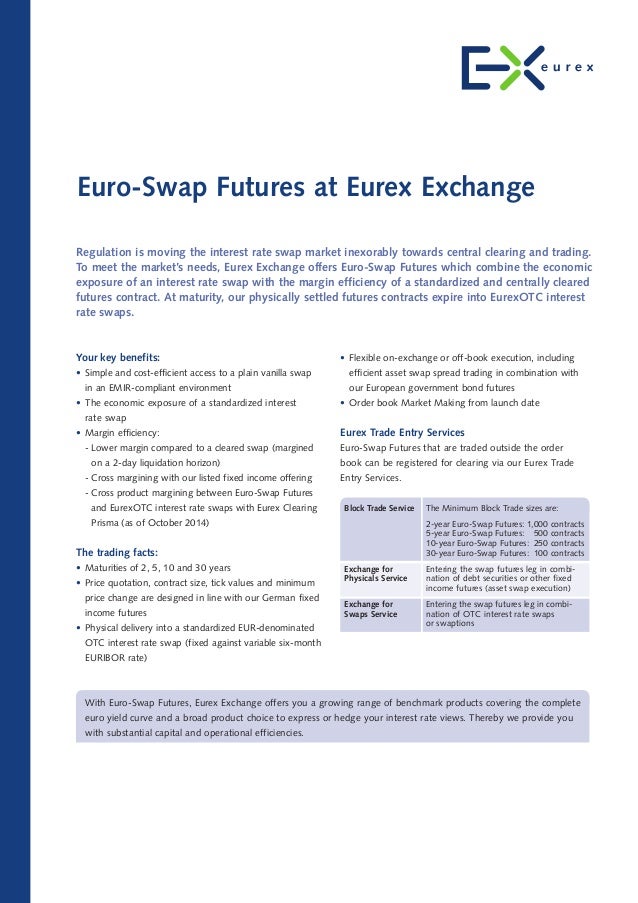 Euro deliverable swap futures cme