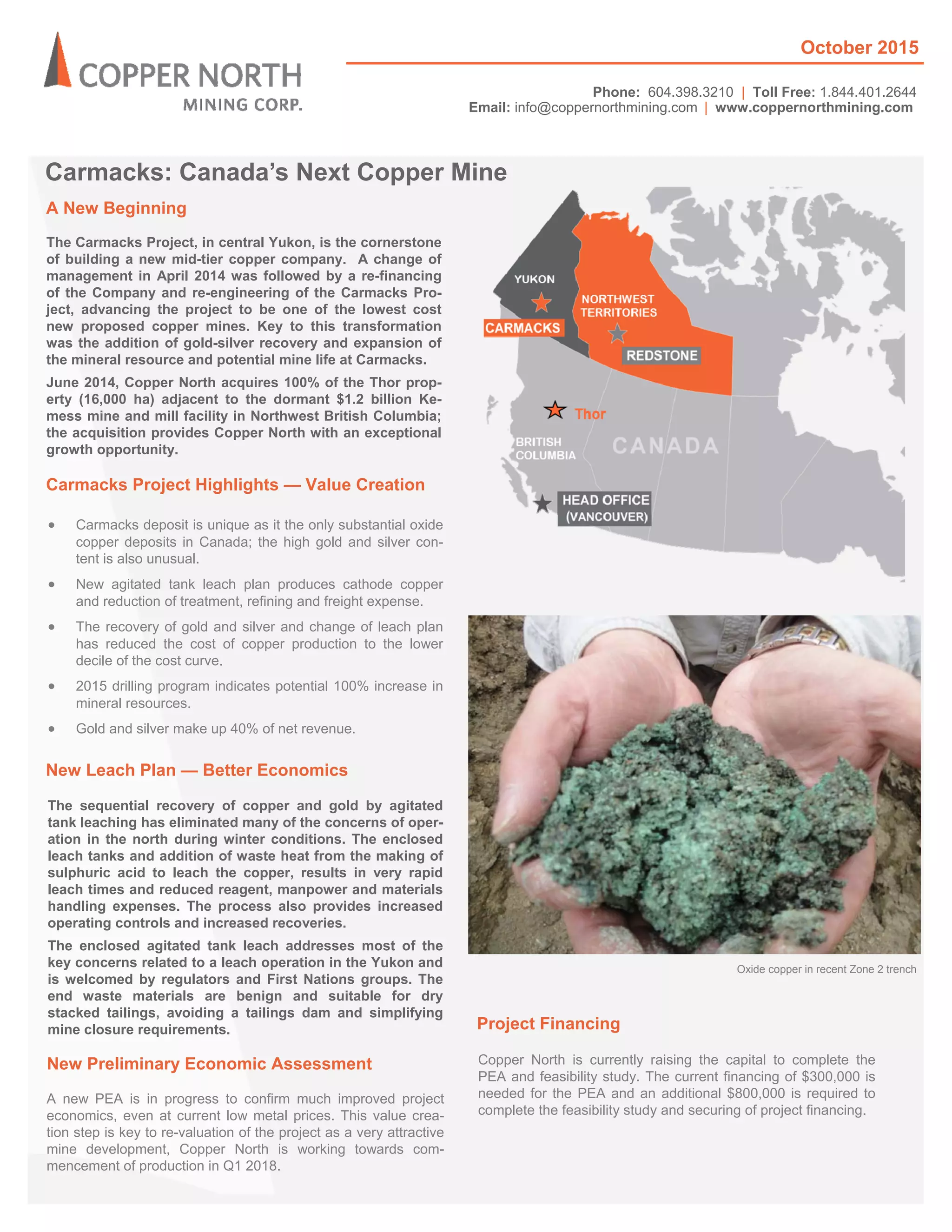 Copper North Mining Fact sheets _Carmacks October 2015 PDF