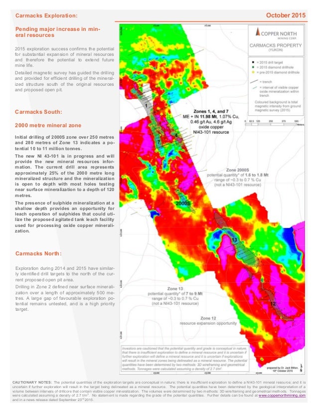 Copper North Mining Fact sheets _Carmacks October 2015