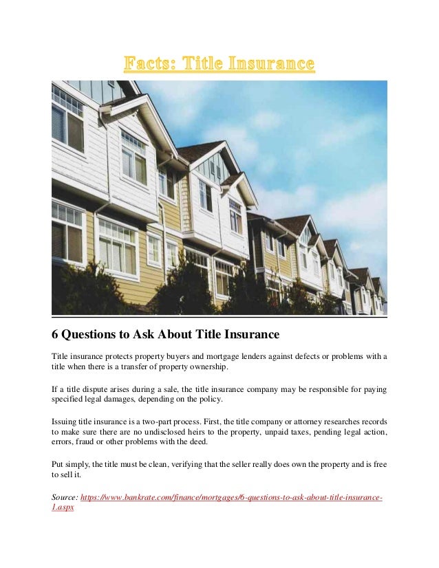 should i get title insurance on a new home
