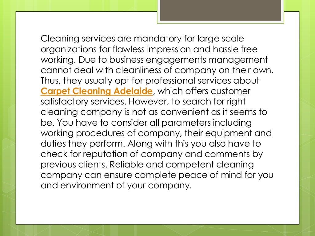 Facts to know before hiring a carpet cleaning Adelaide