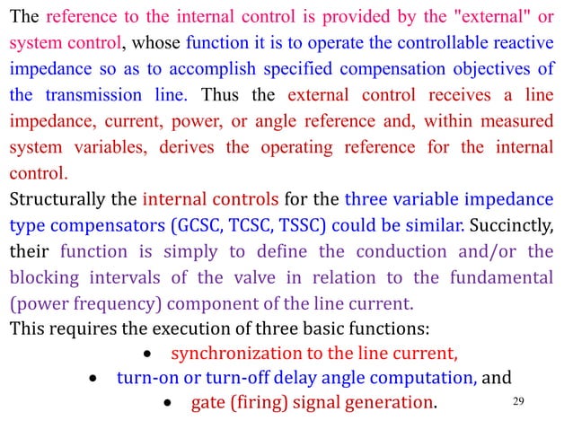 Series compensation FACTS Unit-4 by Y H M Reddy | PDF
