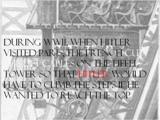 Facts You Never Knew About The Eiffel Tower