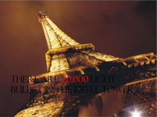 Facts You Never Knew About The Eiffel Tower