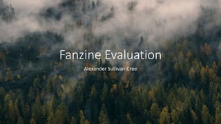 Fanzine Evaluation
Alexander Sullivan-Cree
 