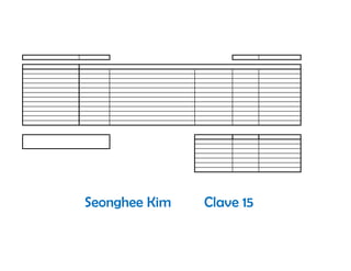 Seonghee Kim   Clave 15
 