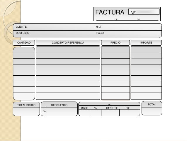 facturas de venta