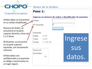 Paso 2
Ingrese a la página “Factura Electrónica”
Nota: el botón está en la parte
superior derecha de la página
y es de color verde. Junto de
“Médicos y Empresas”.
 