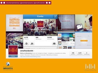 #contemaishistórias | @andredamasceno | @omelhordomkt
 