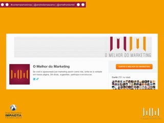 #contemaishistórias | @andredamasceno | @omelhordomkt
 