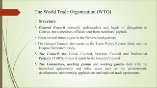 Wto Committees Faculty-of-Economics-and-International-Business | PPTX