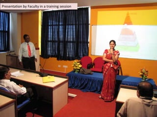 Presentation by Faculty in a training session