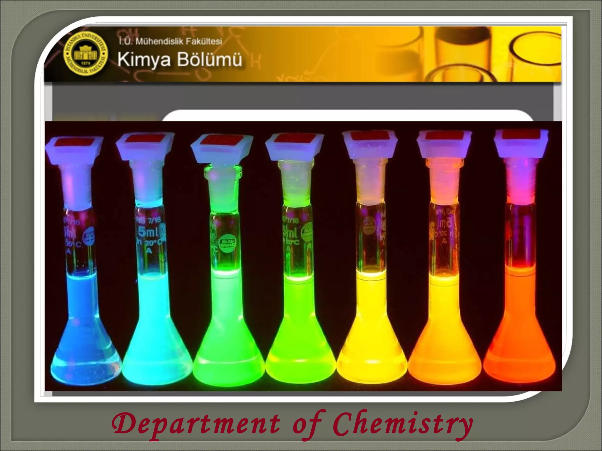 Department of Chemistry 