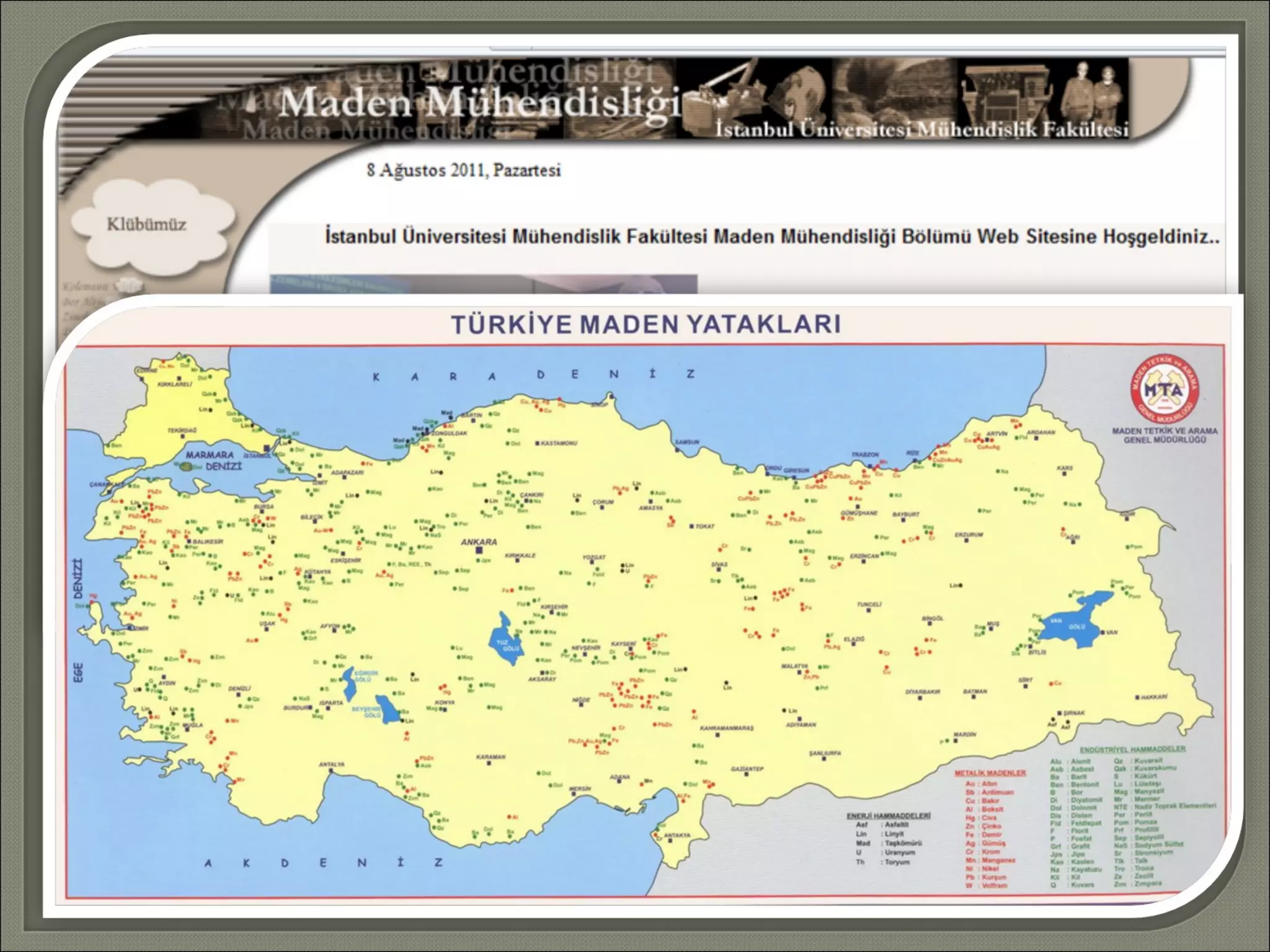 Department of Mining Engineering 