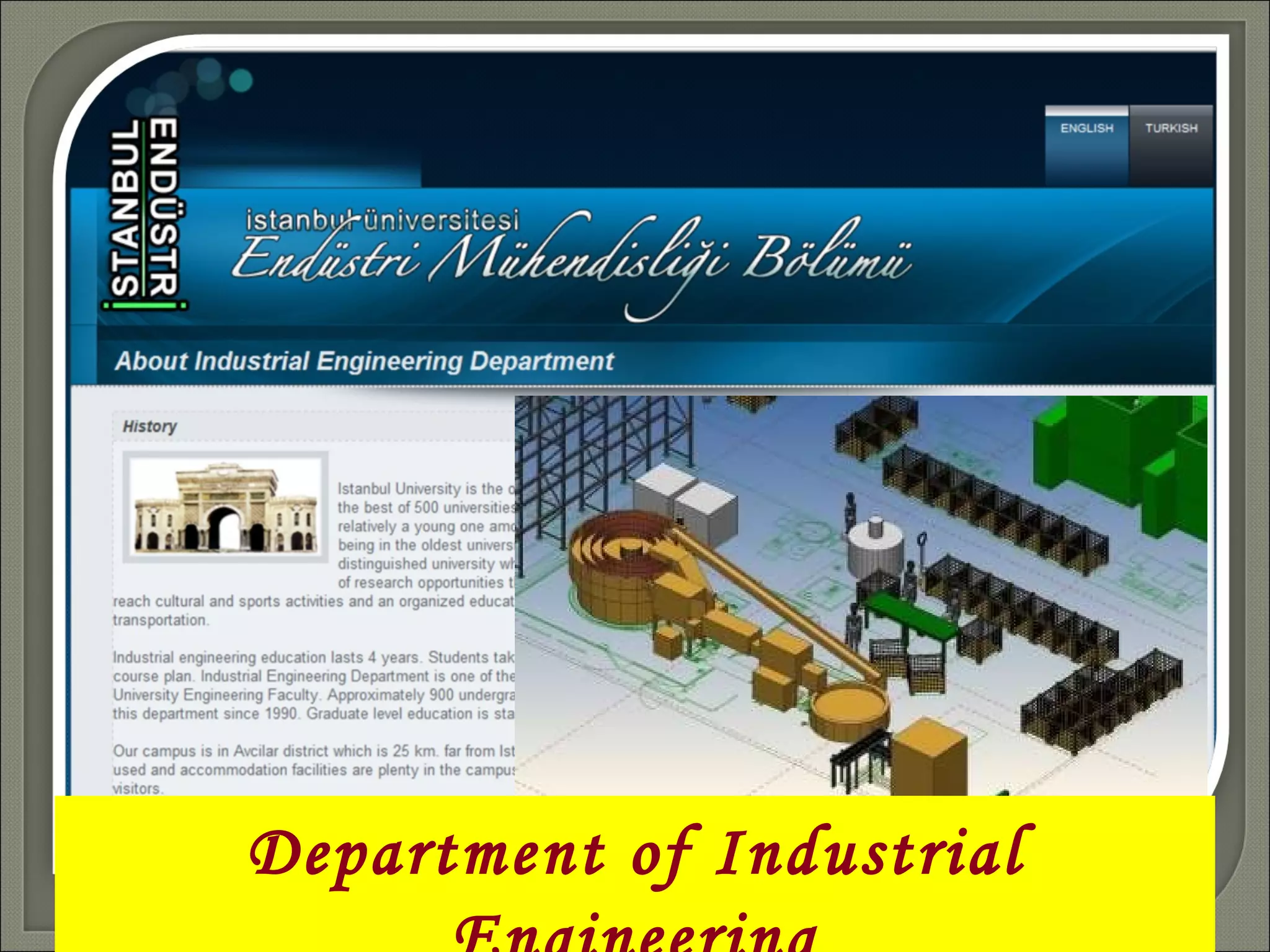 Department of Industrial Engineering 