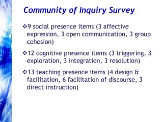 exploration (sharing information & ideas)