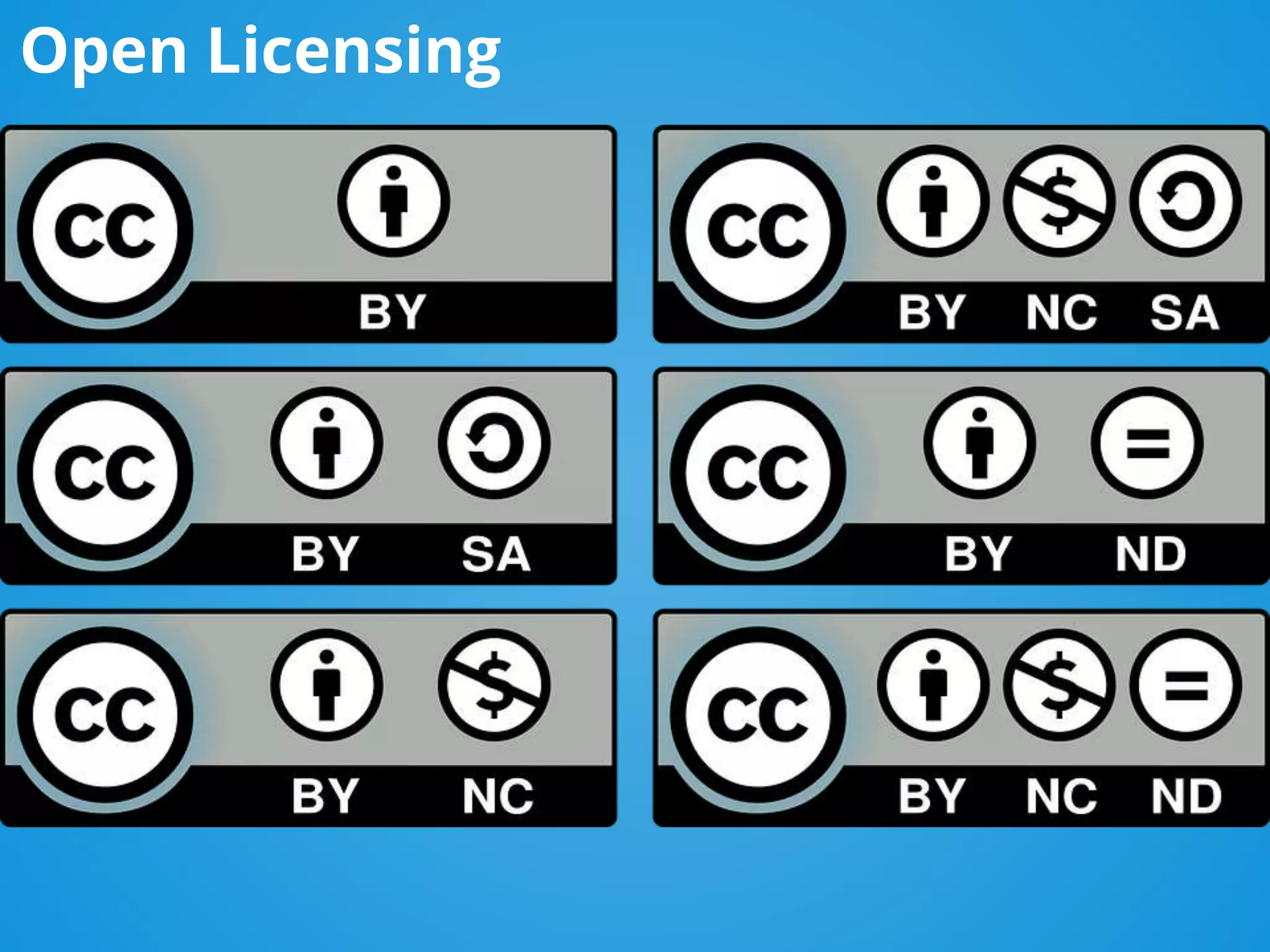 Open Licensing
 