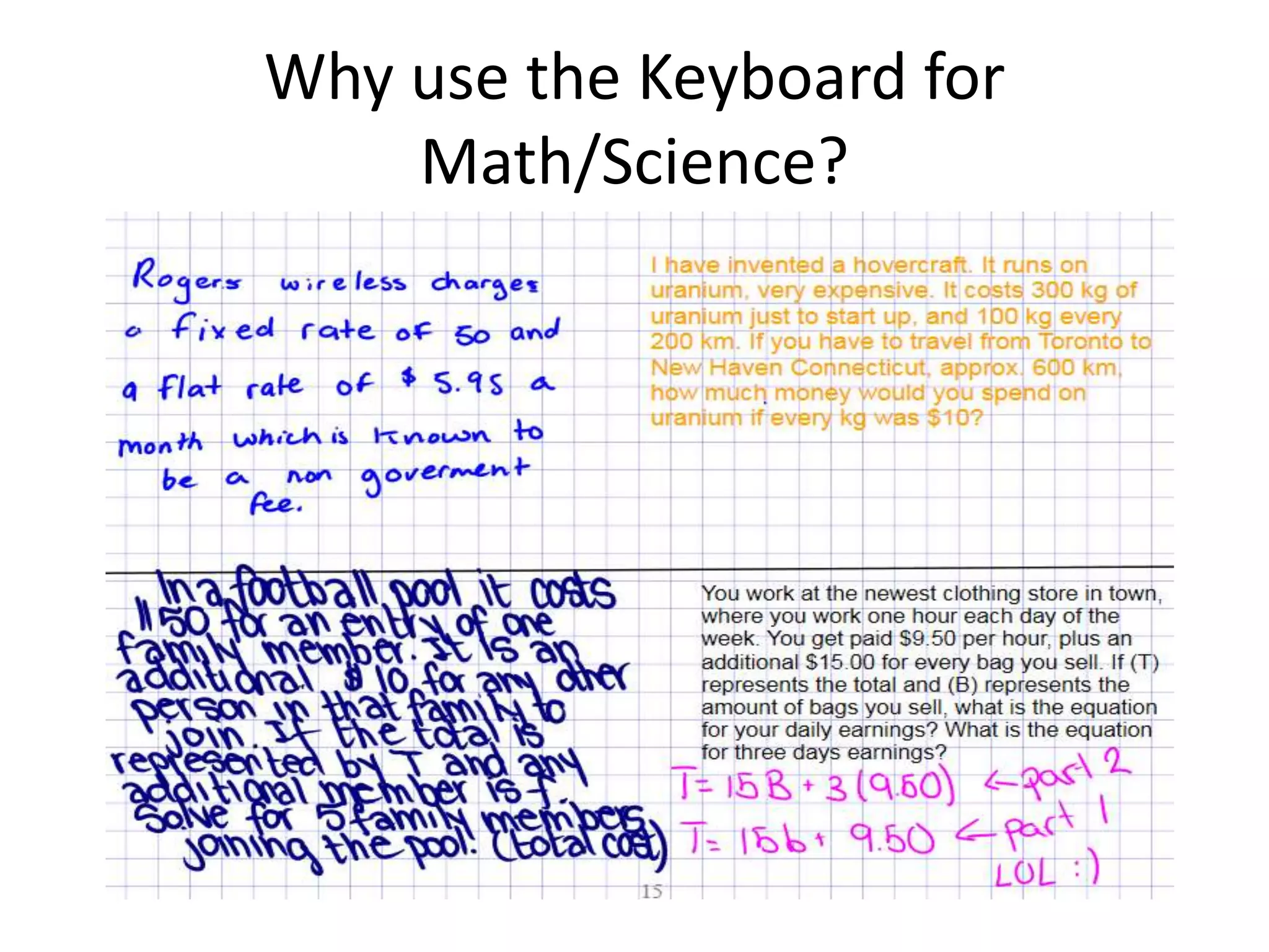 Pen Colour Matters…The purple phantom: