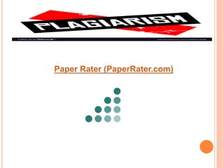 Paper Rater (PaperRater.com)
 