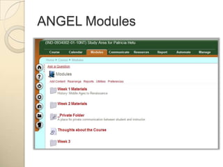 ANGEL Modules
