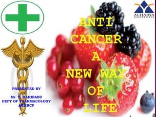 PRESENTED BY
Mr. T. HARIBABU
DEPT OF PHARMACOLOGY
ABMRCP
 