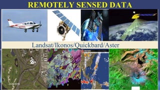 REMOTELY SENSED DATA
Landsat/Ikonos/Quickbard/Aster
352/25/2015
 