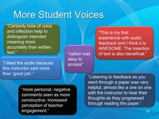 Faculty VoicesVoiceThread conversation31