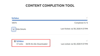 CONTENT COMPLETION TOOL
 