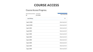 COURSE ACCESS
 