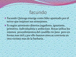 Facundo | PPTX