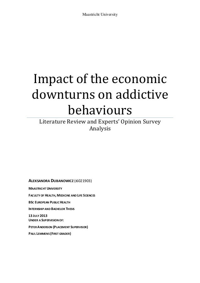 Master thesis in financial crisis