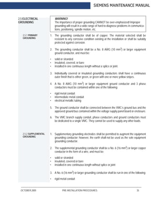 Fadal Siemens Maintenance Manual | PDF